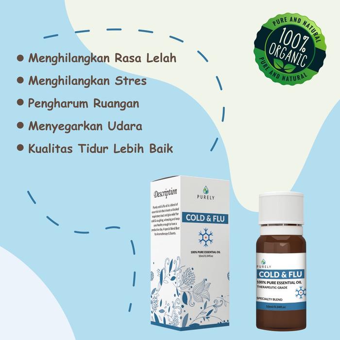 Gambar PURELY Baby Kids Essential Oil Minyak Aromatik Terapi Anak Ibu Hamil - COLD&FLU dari MOBAKIDS STUFF undefined Tokopedia