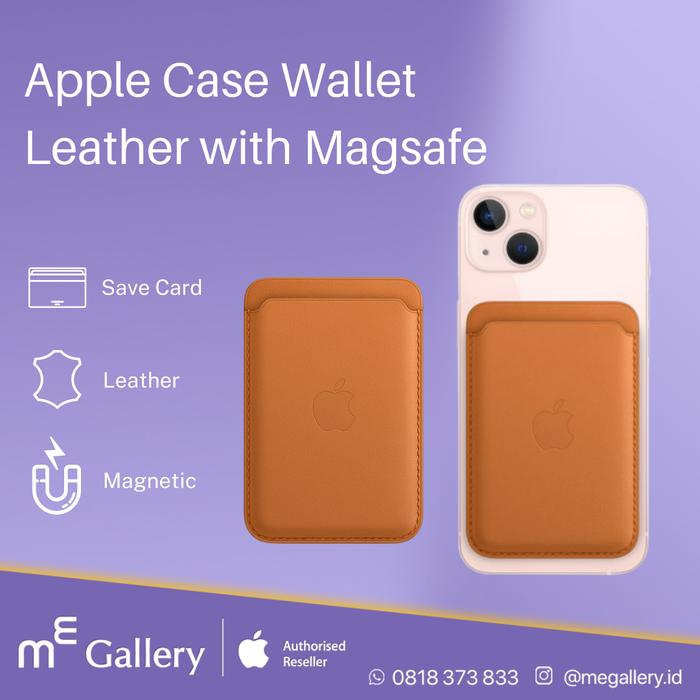 iPhone Leather Wallet with MagSafe Dark Cherry