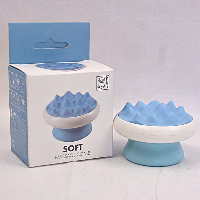 Gambar MPETS Sisir Pijat Hewan Soft Massage Comb Coarse Teeth - Biru Muda dari Pet Republic Indonesia Kota Administrasi Jakarta Utara Tokopedia