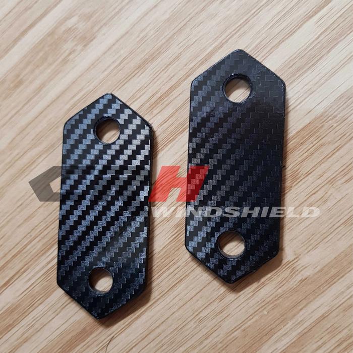 Gambar Mirror Blanking kawasaki Zx25r motif Carbon dari CRH Windshield undefined Tokopedia