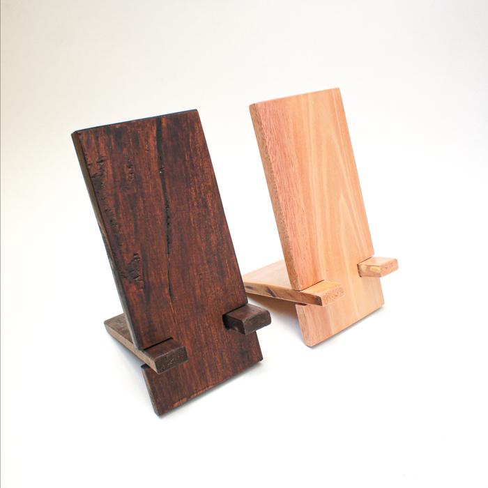 Wood Mobile Phone Handler Stand Dimensions Wooden Phone Holder