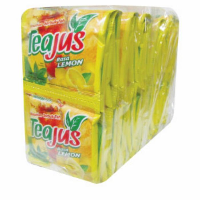 Gambar TEA JUS /Teajus varian rasa , 1pak isi 6 rcng - 60 sachet @7-8gr - Lemon 1pack dari TOKO LULU 66 undefined Tokopedia