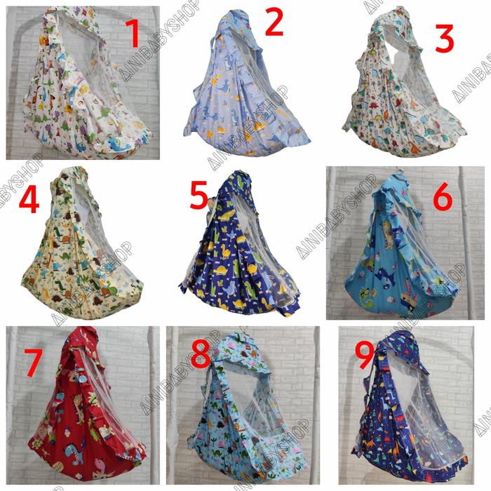 Gambar Ayunan Bayi Manual Portable - Dinosaurus dari Ai Ni BABY SHOP undefined Tokopedia