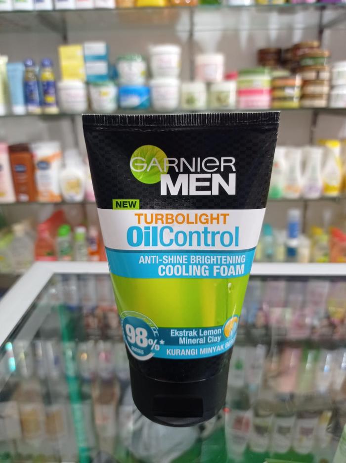 Gambar Garnier Men TURBOLIGHT Oil Control - 100 ml dari idolacosmetic1 undefined Tokopedia