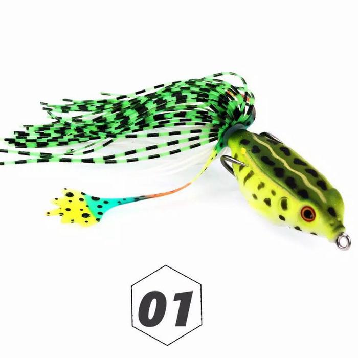 Gambar Umpan pancing Soft Frog Bait Fishing Lures - 1 dari ORANGE GECKO undefined Tokopedia