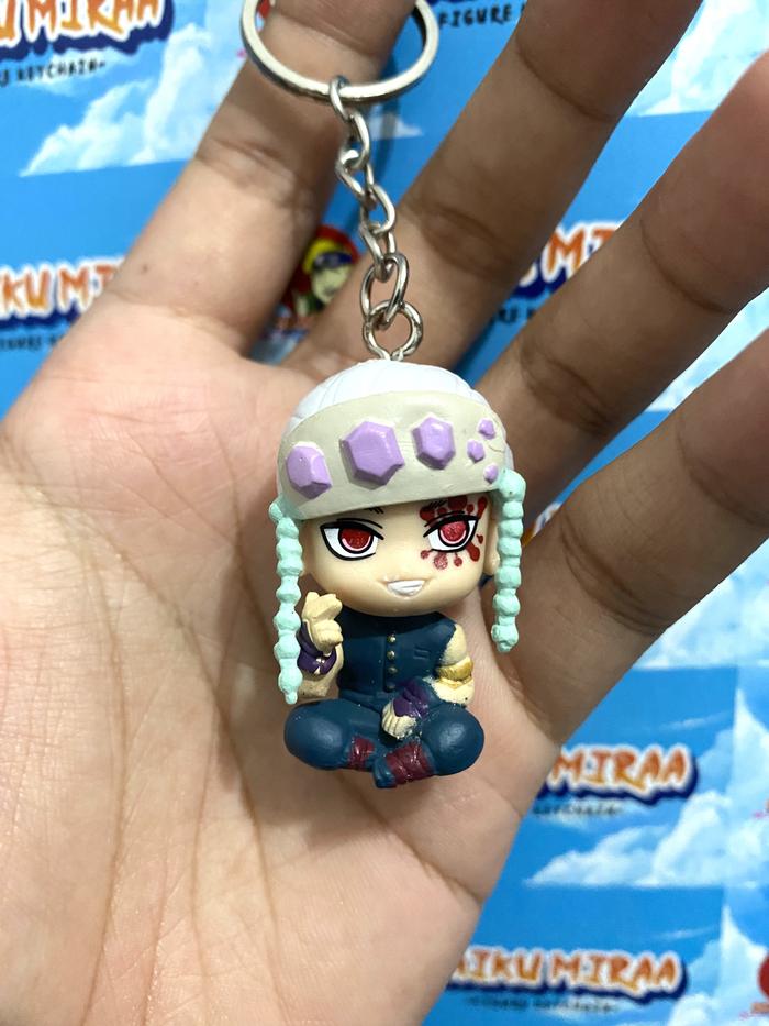 Gambar Figure Keychain / Gantungan Kunci Anime kimetsu no yaiba sit D - Tengen dari Maiku Miraa undefined Tokopedia