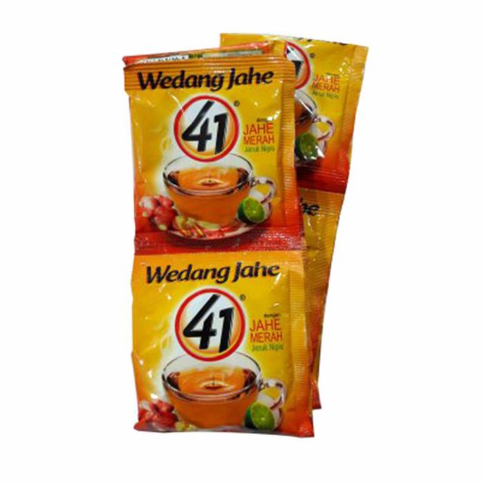 Gambar Wedang Jahe Merah Nipis - Wedang Jahe 41 Harga per 1 Renceng dari Jakarta Herbal Collection undefined Tokopedia