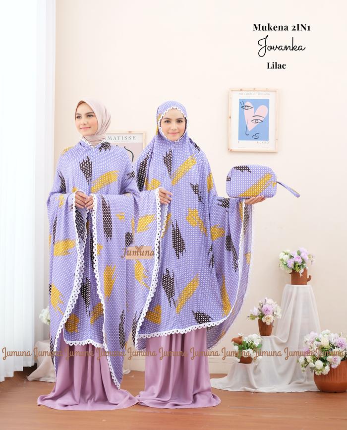 Gambar GEEMBE.ID - Mukena Travelling 2in1 Jovanka - LILAC dari Leesy ID undefined Tokopedia