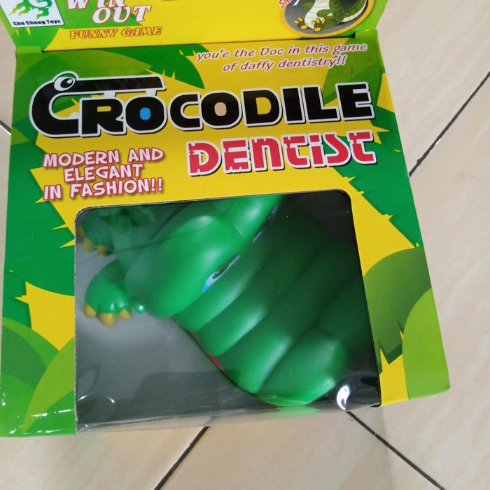 Gambar Mainan anak gigit jari luck buaya Lucky Dog Crocodile Dentist Game Toy - import dus dari Jamblang Store undefined Tokopedia