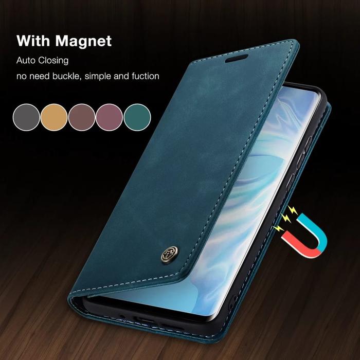 Gambar Samsung Galaxy A7 2018 Flip Wallet Caseme Leather Case Sarung Kulit - Hijau dari GENUINE838 undefined Tokopedia