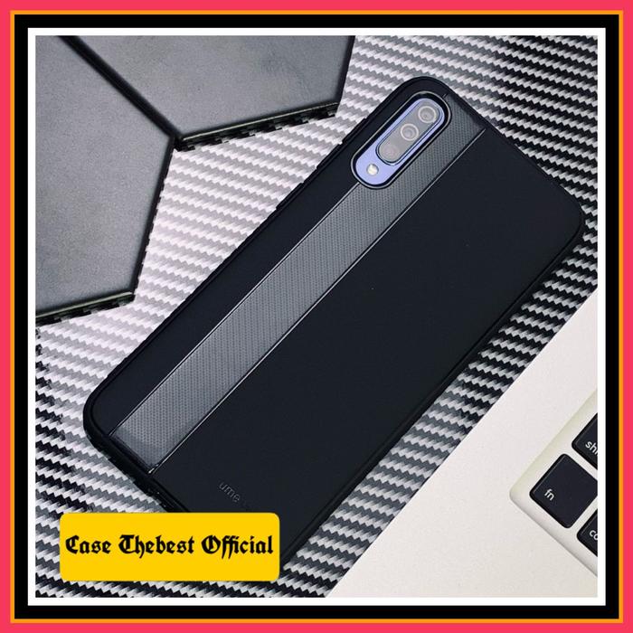 Gambar SAMSUNG GALAXY A70 A705 UME ENIGMA SOFT CASE SILICONE CARBON - Hitam dari Case Thebest undefined Tokopedia