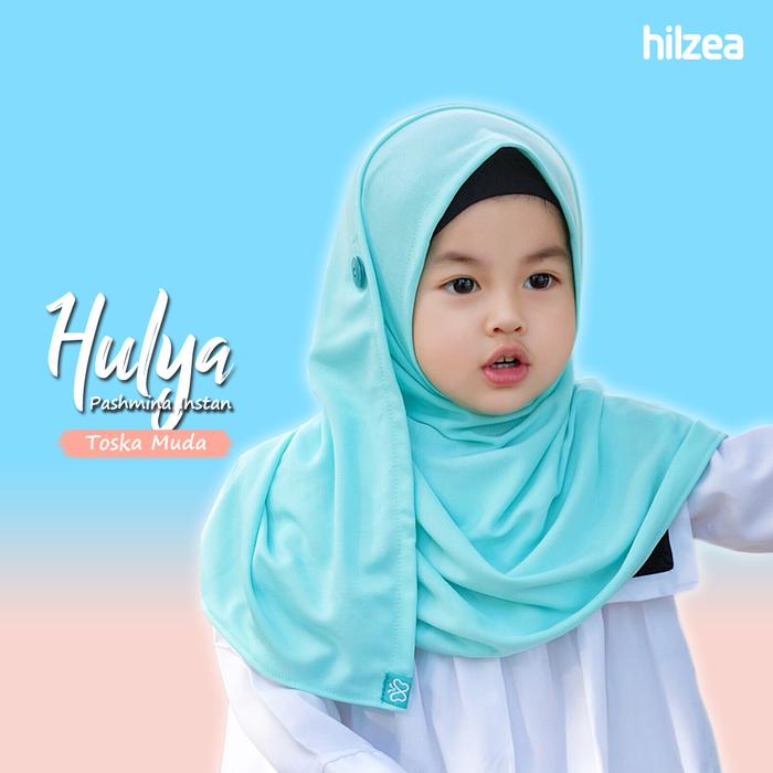 Gambar [size L 10-12th] Pastan / Pashmina Instan Kerudung Anak Hilzea Usia SD - Toska Muda dari Firzanah Shop undefined Tokopedia