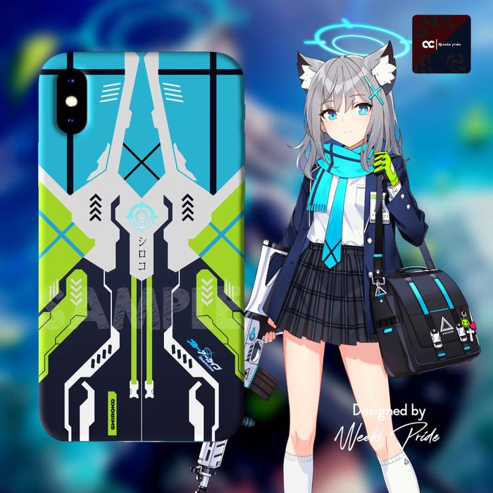 Gambar Phone Case Blue Archive - Shiroko - Weebspride - Anticrack dari Weebspride undefined Tokopedia