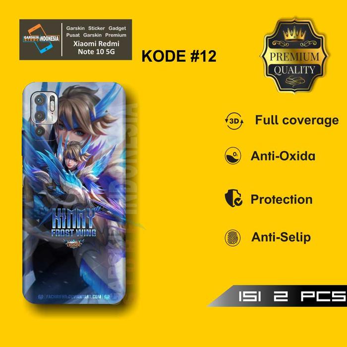 Gambar Best Original Garskin/Skin Premium Redmi Note 10 5G KODE #11-15 - KODE #12 dari Harry Garskin undefined Tokopedia