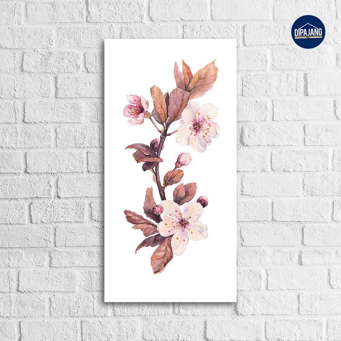 Gambar Hiasan Dinding DipajangID Natural Bunga Sakura Pink 30x60 - BP020 - A dari DipajangID undefined Tokopedia
