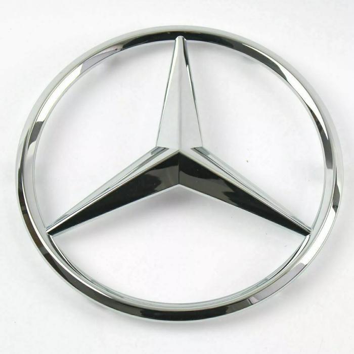 Mercedes-Benz W205 W246 W176 18.5cm Convex Chrome Grill Star Emblem – A0008171016