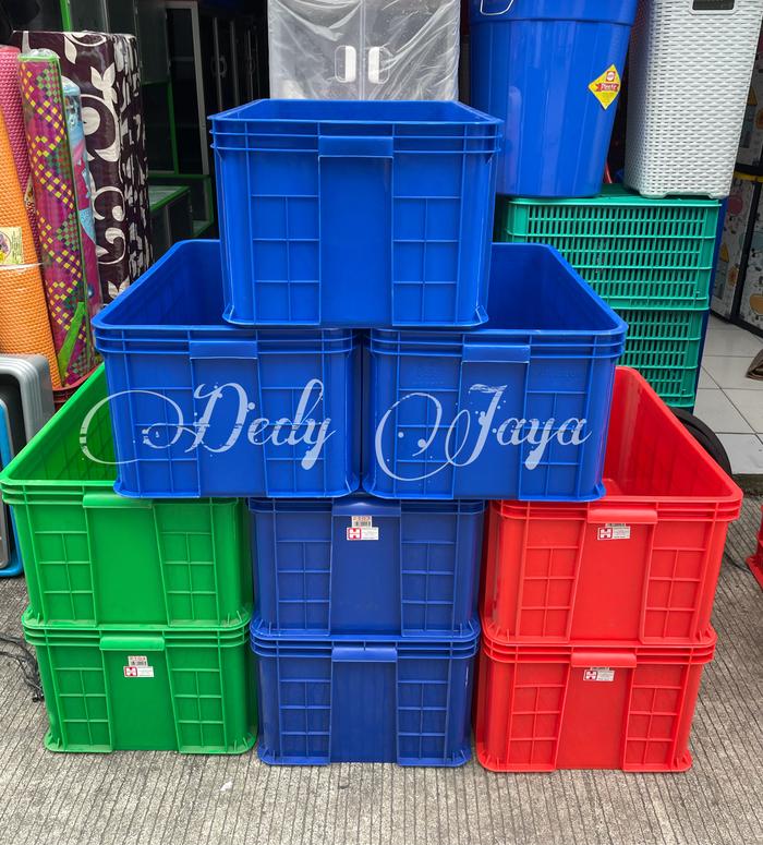 Gambar Container Box Plastik Industri rabbit 2266 - Keranjang industri Rapat dari Studio Perabot Junaedy undefined Tokopedia