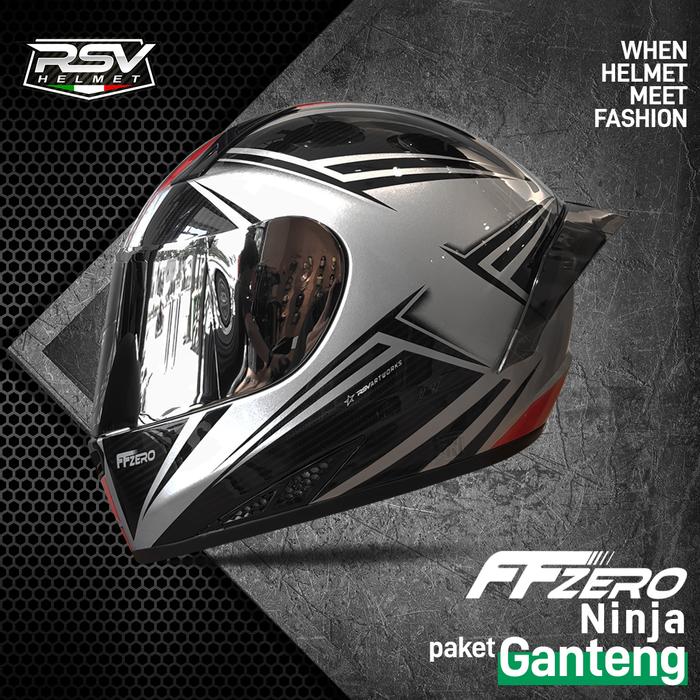 Jual PAKET GANTENG HELM RSV FFZERO 