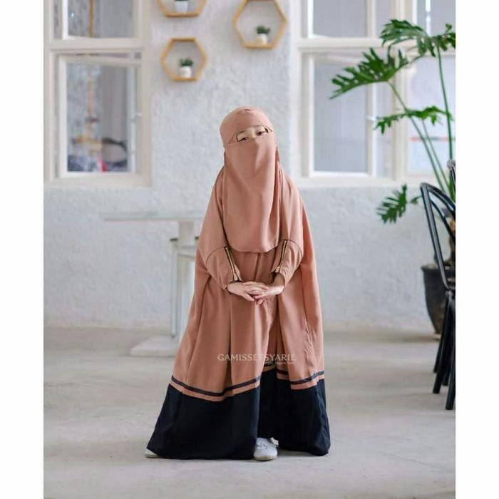 Gambar french khimar anak jilbab - krem, S dari toko Yuyun chmpls undefined Tokopedia