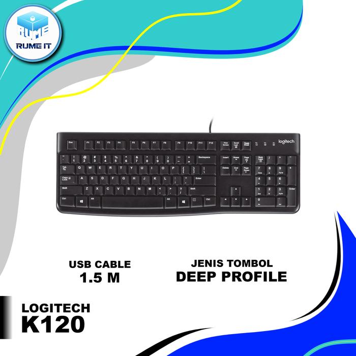 Gambar Keyboard Logitech K120 USB dari RUME.IT undefined Tokopedia