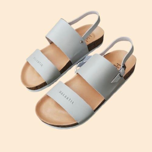 Gambar Sandal Sendal Selop Slip Simpel Cewek Wanita Balantik TB Orin Series 2 - Silver, 35 dari Balantik Official Store undefined Tokopedia