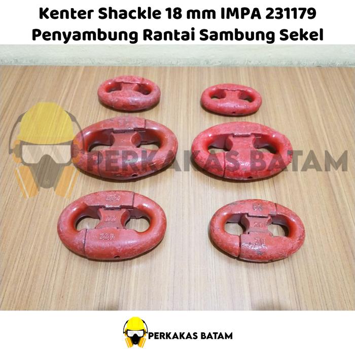 Gambar Kenter Shackle 18 mm IMPA 231179 Penyambung Rantai sambung sekel 19 mm dari Perkakas Batam undefined Tokopedia
