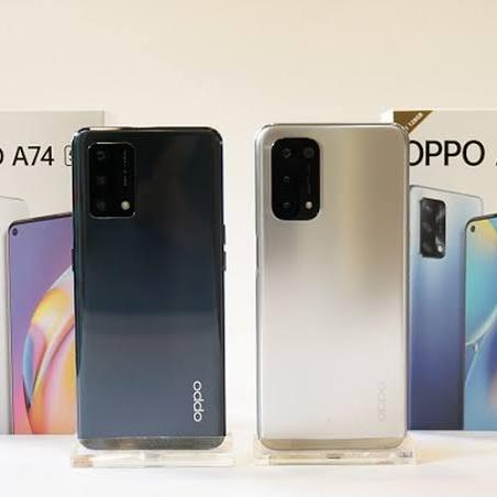 Gambar oppo a74 5G 8/128gb GARANSI RESMI 1Th free.Tg dan silicon - silver dari afryancell undefined Tokopedia