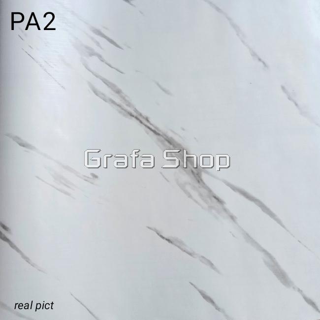 Grafa Sticker Jual Stiker Marmer Dekorasi Dapur / Meja Sticker Kitchen - Putih Abu 2 ...