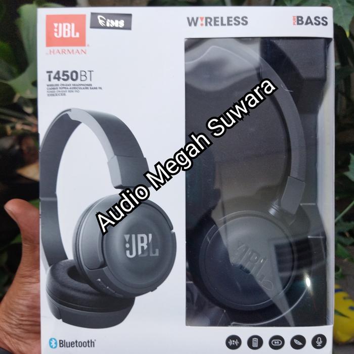 Jual Jbl T450BT Garansi resmi IMS headphone wireless jbl original - Hitam -  Jakarta Barat - Audio Megah Suwara | Tokopedia