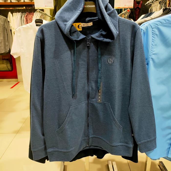 Gambar jaket hoodie merk nevada original matahari - navy, XL dari wildanDhyoStore undefined Tokopedia