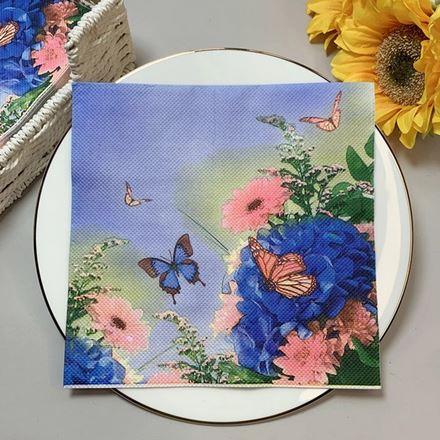 Gambar Decoupage Napkin - Tissue Decoupage 2Ply AN - Butterflies Garden dari JPL CRAFT STORE Kota Administrasi Jakarta Timur Tokopedia