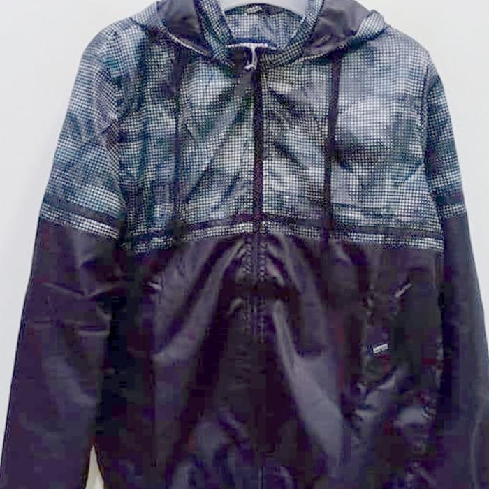 Gambar Jaket casual parasut hoodie by cressida pria ori - XL black kombinasi dari PD usaha jaya pwk undefined Tokopedia