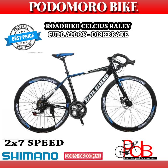 Jual Roadbike Celcius Raley 2x7 speed 