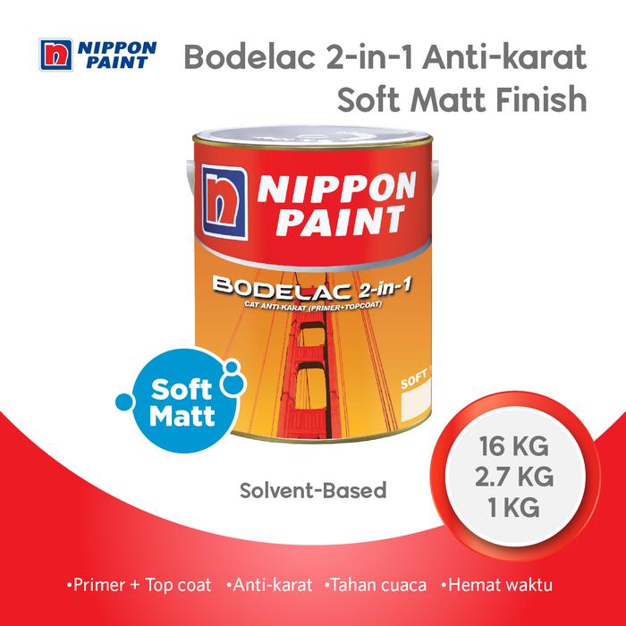 Gambar BODELAC 2IN1 ANTI-KARAT (TINTING)-1KG-CAT KAYU BESI MATT NIPPON PAINT - Pastel Base dari Nippon Paint Surabaya undefined Tokopedia