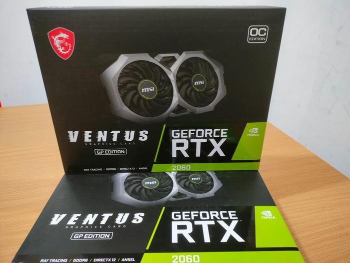 Jual MSI RTX 2060 GB GDDR6 dual fan RTX2060 6GB VENTUS GP