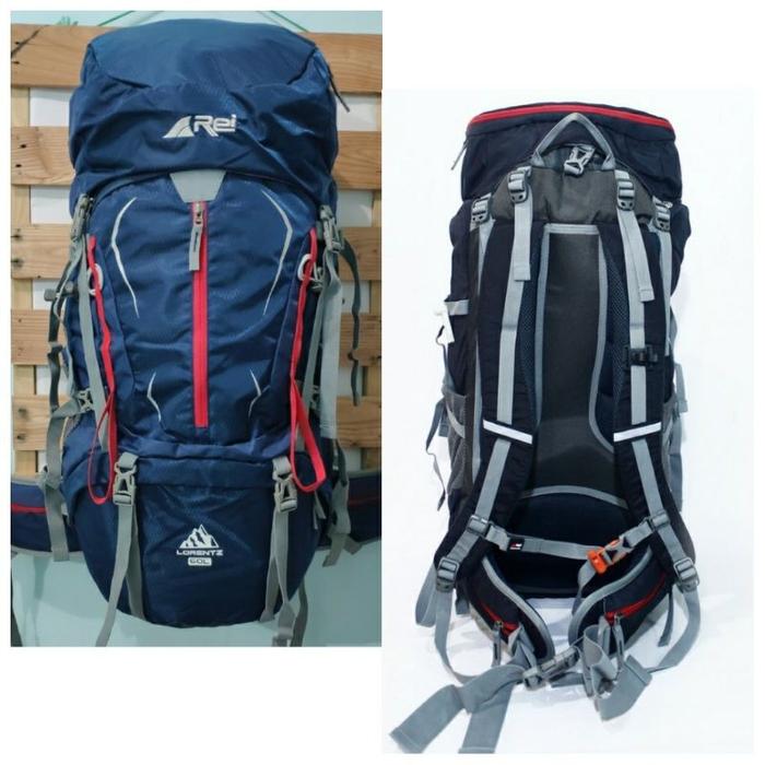 Gambar CARRIER AREI LORENTZ 60L ORIGINAL TAS GUNUNG REI 60L TERBARU KERIL REI - Hitam dari Multilever Store undefined Tokopedia
