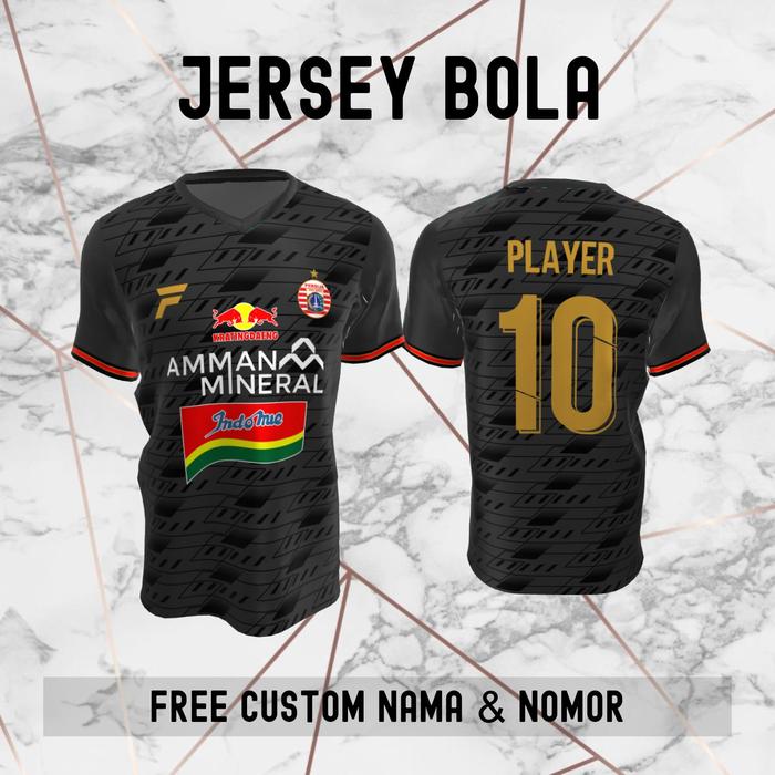 Gambar Jersey Persija Jakarta Klub Bola Custom Nama dan Nomor Punggung - 83 - ANAK XXL dari KiosTopiCom undefined Tokopedia