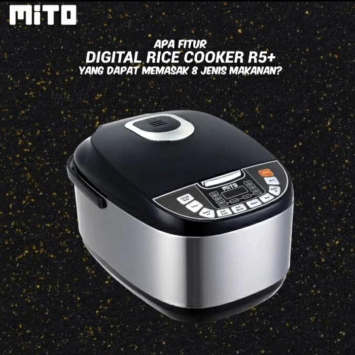 Gambar Rice Cooker Digital Mito R5 Plu / Mito Magic Com R5 8 in 1 - SILVER dari Doyanmasak.id undefined Tokopedia