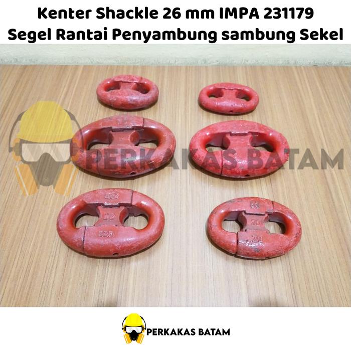 Gambar Kenter Shackle 26 mm IMPA 231179 Segel rantai Kapal sekel Chain 25 mm dari Perkakas Batam undefined Tokopedia