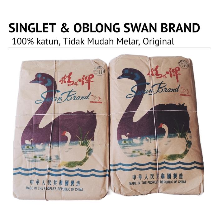 Gambar Kaos Dalam Singlet Oblong Pria Swan Brand Putih Size 34~42 Original - Oblong, 34 dari Ciacorner99 undefined Tokopedia