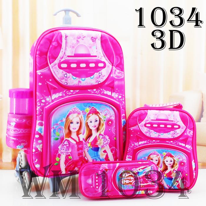 barbie school bag set