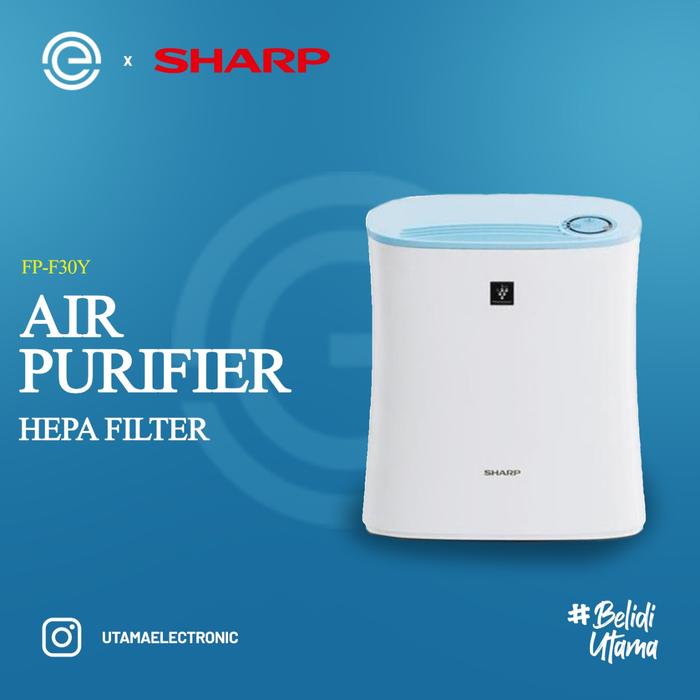 Gambar SHARP Air Purifier FP-F30Y - Biru dari Utama Electronic undefined Tokopedia