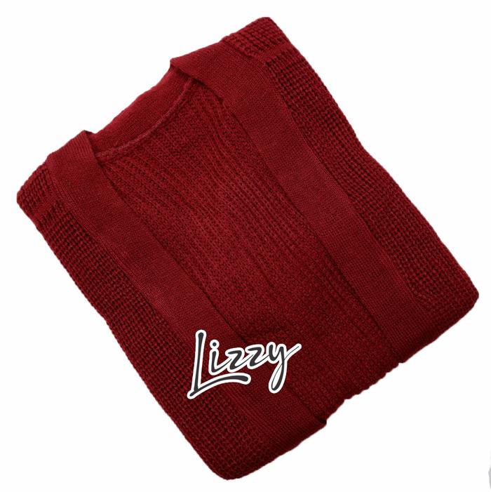 Gambar LIZZY OUTFIT Sarangheo Cardigan - maron dari LizzyOutfit undefined Tokopedia