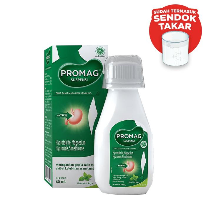 Gambar Promag Suspensi Obat Sakit Maag Dan Kembung 60ml dari TOKO MURSALIM undefined Tokopedia