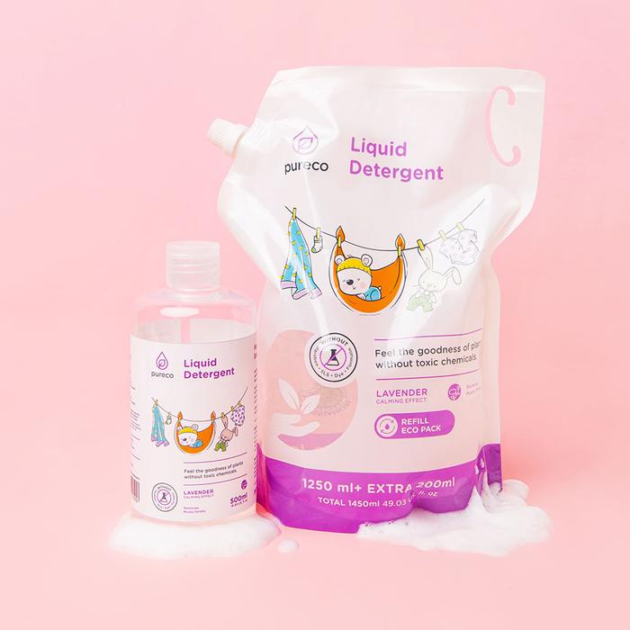 Gambar PURECO Liquid Detergent 1450ml Sabun Cuci Baju Cair, Laundry Deterjen untuk Pakaian Bayi dari SweetPea BabyShop undefined Tokopedia