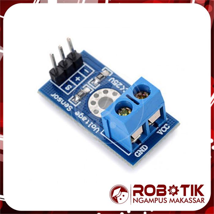 Gambar Makerlab Electronics Voltage Detection Sensor Module 25V dari Robotik Ngampus undefined Tokopedia