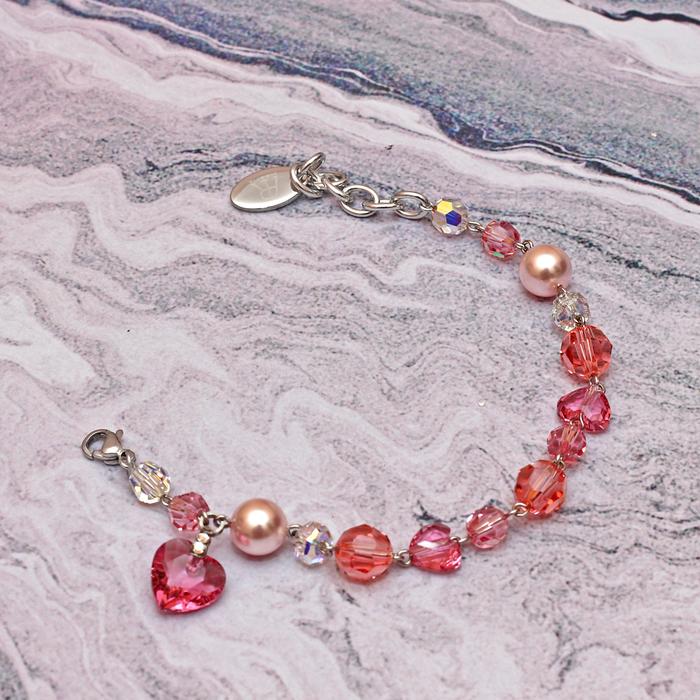 Gambar Perhiasan Gelang Swarovski - Rosette Rose Bracelet by AR Hestia - Rose dari AR Signature undefined Tokopedia