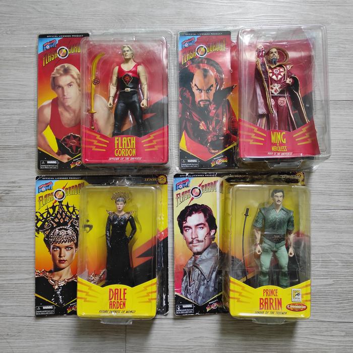 Gambar Alex Ross Flash Gordon Action Figures Set of 4 dari OHME - Apparel & Hobbies undefined Tokopedia