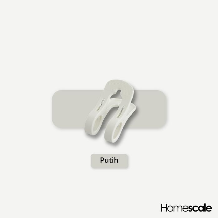 Gambar Jepitan Selimut, Handuk, Seprai Serbaguna - Putih dari Homescaleid Kota Tangerang Selatan Tokopedia