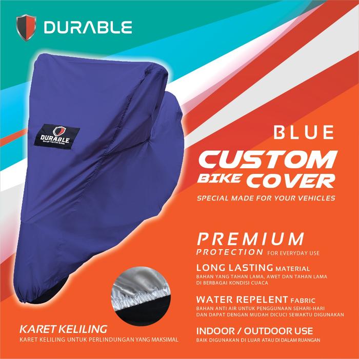 Gambar Yamaha Scorpio Sarung Motor/Selimut Motor DURABLE - Biru dari Durable Indonesia undefined Tokopedia